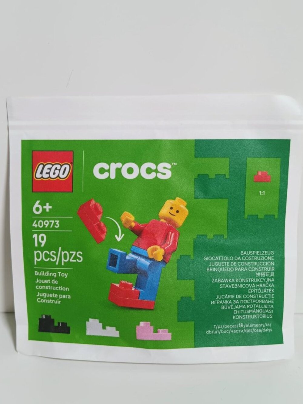 LEGO 40973 Crocs Rare Exclusive Creativity Clog Minifigure Sealed New